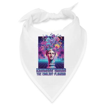 Kindness Grows The Coolest Flowers - Bandana - Weiß - Vorne