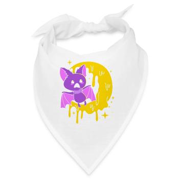 Pastell Gothic - Bandana - Weiß - Vorne