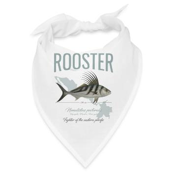 Rooster Fisch Inshore Angeln im Pazifik in Amerika - Bandana - Weiß - Vorne