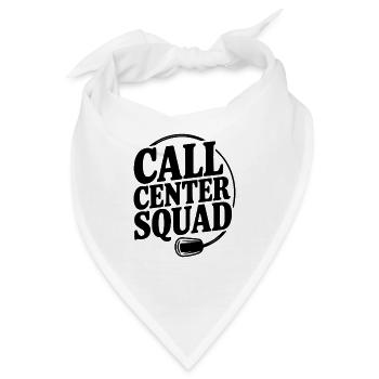 Callcenter-Team - Bandana - Weiß - Vorne