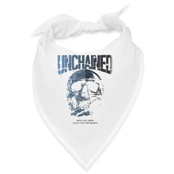 Unchained Skull Breaks Limits - Bandana - Weiß - Vorne