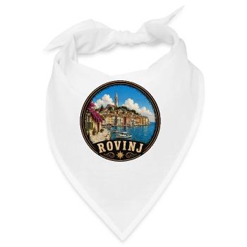 Rovinj Kroatien Altstadt Urlaub Kultur - Bandana - Weiß - Vorne