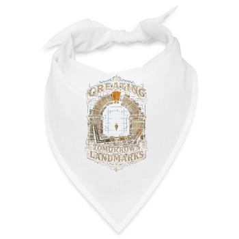 Steinmetz Steinmetzhandwerk - Bandana - Weiß - Vorne