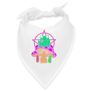 Pastell Gothic - Bandana - Weiß - Vorne