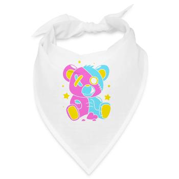 Pastell Gothic - Bandana - Weiß - Vorne