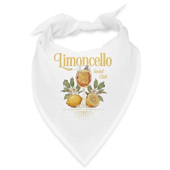 Limoncello Sozialclub - Bandana - Weiß - Vorne