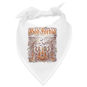 Gott bewahre, Herbsthexen-Lagerfeuer - Bandana - Weiß - Vorne