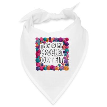 Crochet Outfit Statement - Bandana - Weiß - Vorne