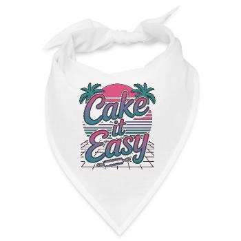 Pastry Chef Cake It Easy Baking Professional - Bandana - Weiß - Vorne
