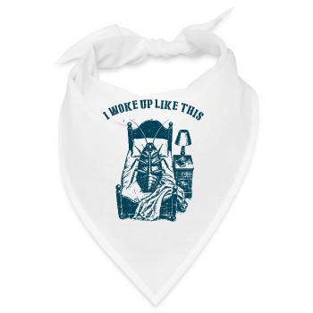 I woke up like this - Kafka - Bandana - Weiß - Vorne