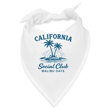 California Social Club Malibu Days - Bandana - Weiß - Vorne
