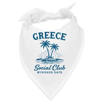 Greece Social Club Mykonos Days - Bandana - Weiß - Vorne