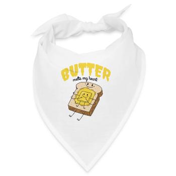 Toast & Butter - Bandana - Weiß - Vorne