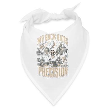 Industriemechaniker Maschinenmonteur - Bandana - Weiß - Vorne