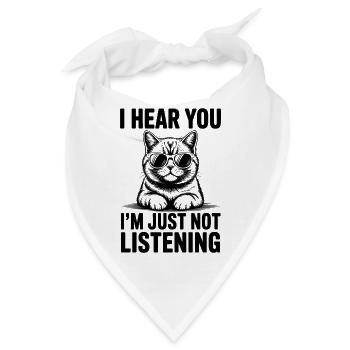 Britisch Kurzhaar Katze Britisch Kurzhaar Geschenk - Bandana - Weiß - Vorne