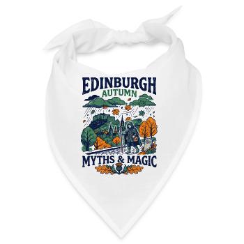 Edinburgh Autumn Myths And Magic Novelty - Bandana - Weiß - Vorne