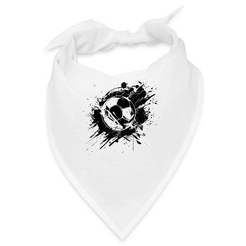 Fußball - Bandana - Weiß - Vorne