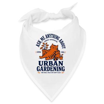 Urban Gardening, frag mich alles über - Bandana - Weiß - Vorne