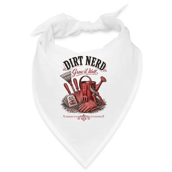 Urban Gardening Dirt Nerd Wachsen Sie gut - Bandana - Weiß - Vorne