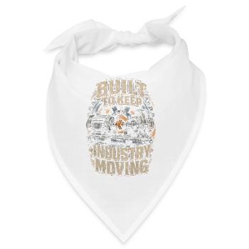 Industriemechaniker Maschinenmonteur - Bandana - Weiß - Vorne