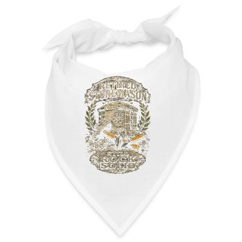 Steinmetz Steinmetzhandwerk - Bandana - Weiß - Vorne