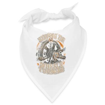 Industriemechaniker Maschinenmonteur - Bandana - Weiß - Vorne