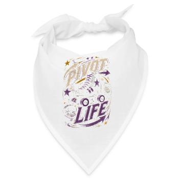 Roller Derby Pivot Life - Bandana - Weiß - Vorne