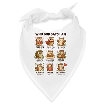 Von Wem Gott Sagt, Dass Ich Ein Elefant Bin? - Bandana - Weiß - Vorne