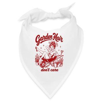 Stadtgärtner-Garten-Haare kümmern sich nicht um - Bandana - Weiß - Vorne