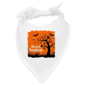 Samhain Wicca Wicca-Keltisch - Bandana - Weiß - Vorne