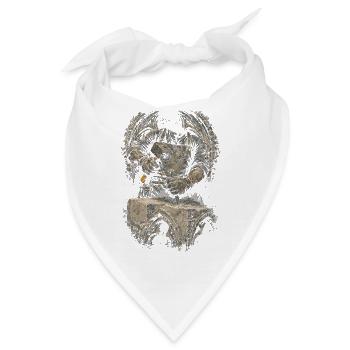 Steinmetz Steinmetzhandwerk - Bandana - Weiß - Vorne
