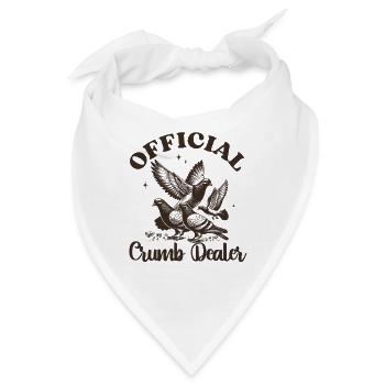 Taube Lustiger Spruch Taubenliebhaber Geschenk - Bandana - Weiß - Vorne