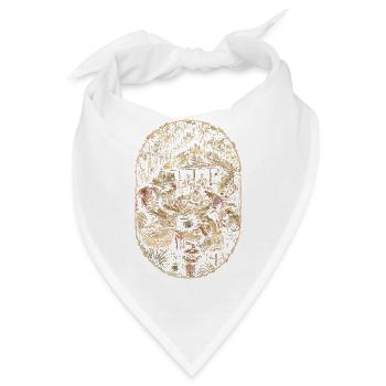 Cajun Kultur - Bandana - Weiß - Vorne