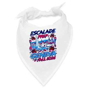 Escalade Geneva Switzerland Retro Celebration - Bandana - Weiß - Vorne