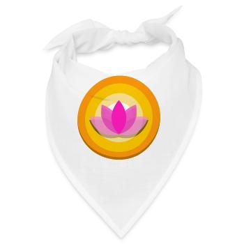 Qigong Qi Gong Tai Chi Chigong - Bandana - Weiß - Vorne