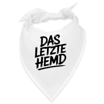 Das Letzte Hemd Steuerzahler Inflation Steuern - Bandana - Weiß - Vorne