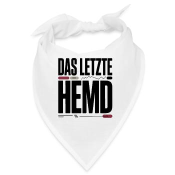 Das Letzte Hemd Steuerzahler Inflation Steuern - Bandana - Weiß - Vorne