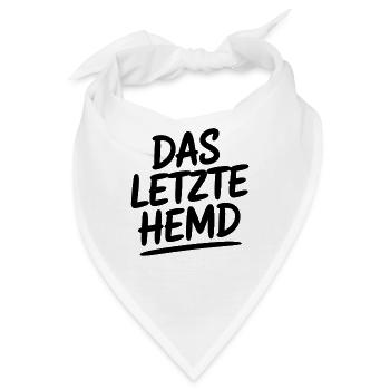 Das Letzte Hemd Steuerzahler Inflation Steuern - Bandana - Weiß - Vorne