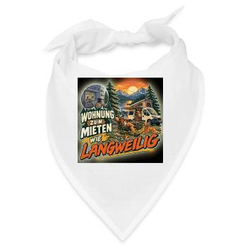 WOHNUNG ZUM MIETEN WIE LANGWEILIG - Lustiger - Bandana - Weiß - Vorne