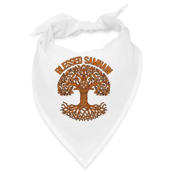 Samhain Halloween Wicca Wiccan - Bandana - Weiß - Vorne
