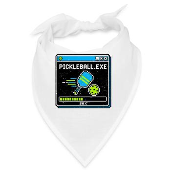 Pickleball Leidenschaft Trendsport Sportler - Bandana - Weiß - Vorne