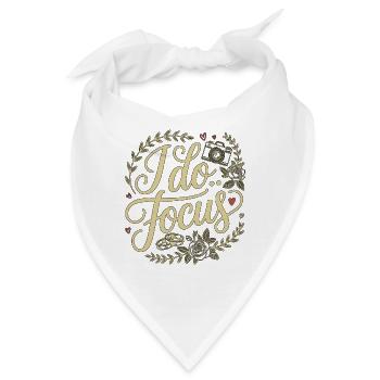 Wedding Photographer I Do Focus Event Photographer - Bandana - Weiß - Vorne
