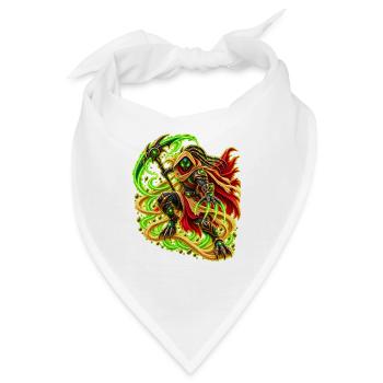 Wüsten Alien - Bandana - Weiß - Vorne