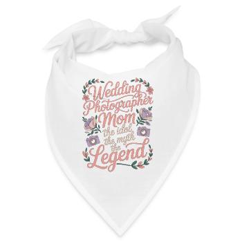 Wedding Photographer Mom The Idol Loves Photoshoot - Bandana - Weiß - Vorne