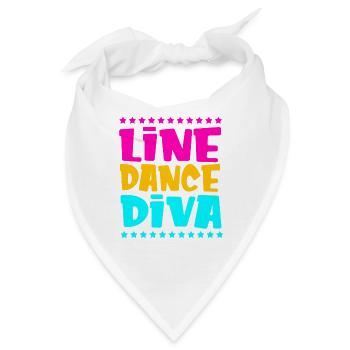 Linedance - Bandana - Weiß - Vorne