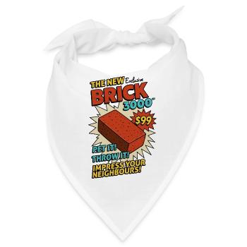 Brick 3000 - Bandana - Weiß - Vorne
