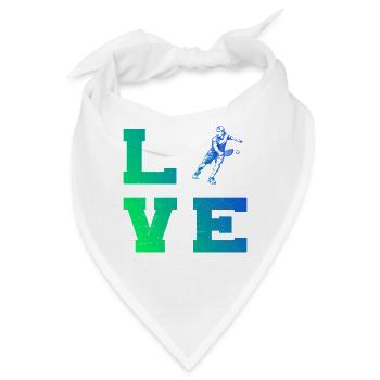 Pickleballsport Geschenk für Pickleball Coach Fans - Bandana - Weiß - Vorne