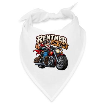 Rentner on Tour - Bandana - Weiß - Vorne