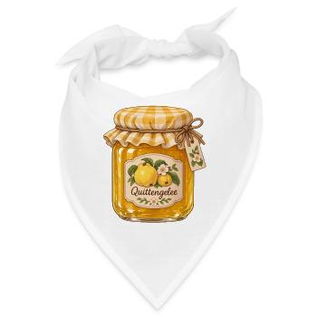 Quitten Gelee - Bandana - Weiß - Vorne
