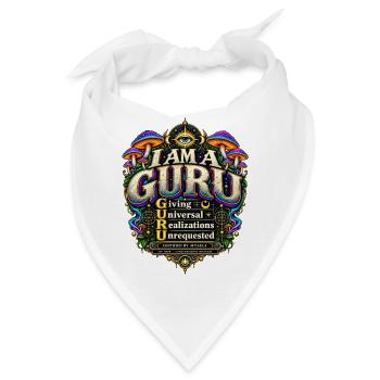 2625-3Y 3YE ABTEILUNG – ICH BIN EIN GURU - Bandana - Weiß - Vorne